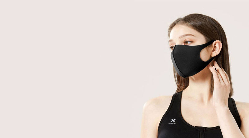 Black Unisex Washable & Reusable Fashion Face Mask Mouth Cover | Zestique