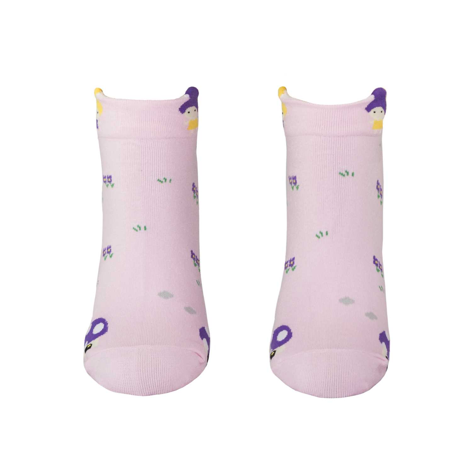 Women's Fairy Tales Socks - Pink - Zestique