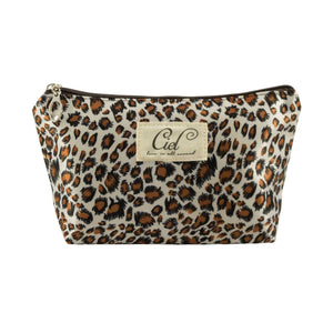 Cheetah Pattern Cosmetic Pouch Bag - Zestique