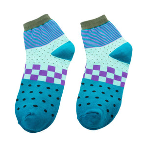 Men's Colorful Pattern Fashion Crew Socks - Zestique