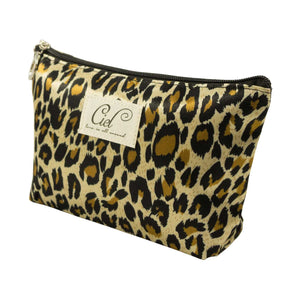 Leopard Pattern Cosmetic Pouch Bag - Zestique