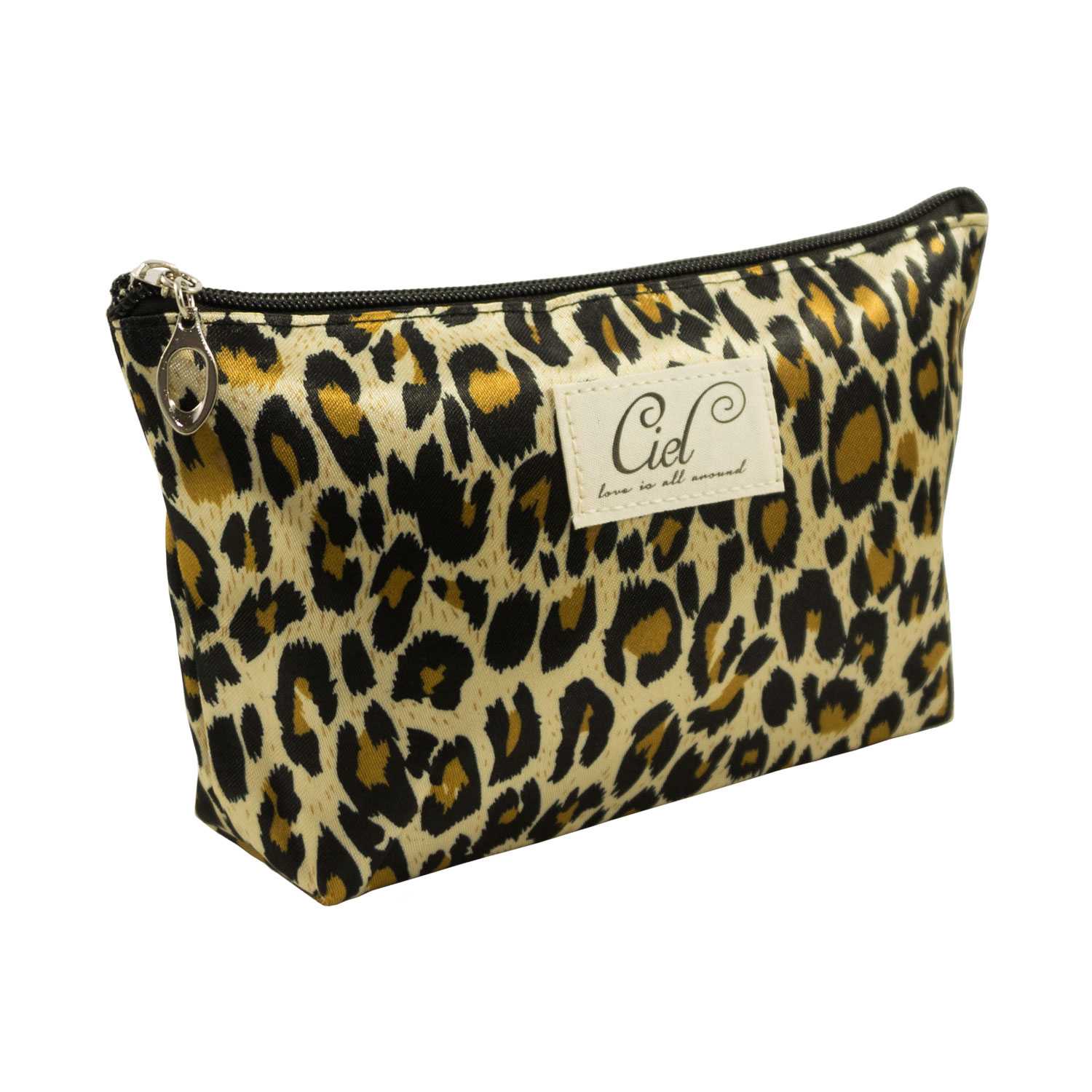 Leopard Pattern Cosmetic Pouch Bag - Zestique
