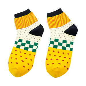 Men's Colorful Pattern Fashion Crew Socks - Zestique