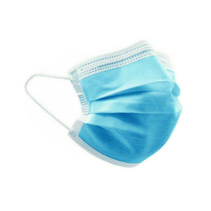 50 pcs Blue Disposable 3 Layers Face Mask Mouth Cover - Zestique