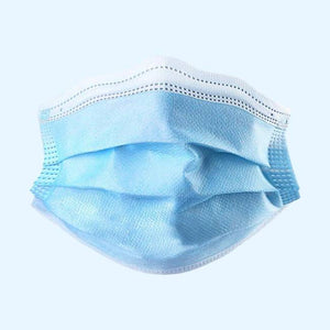 10 pcs Blue Disposal 3 Layers Face Mask Mouth Cover - Zestique